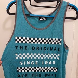 Blue Vans Tank